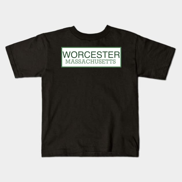 Worcester Kids T-Shirt by Rosemogo